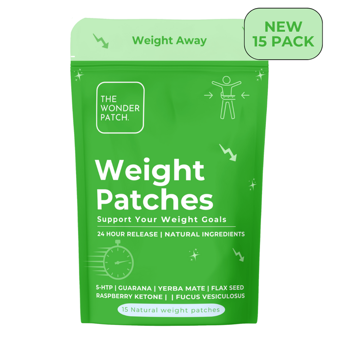 Wonder Patch Weight Away 15 Patches UK – clear waterproof patch for daily weight management support