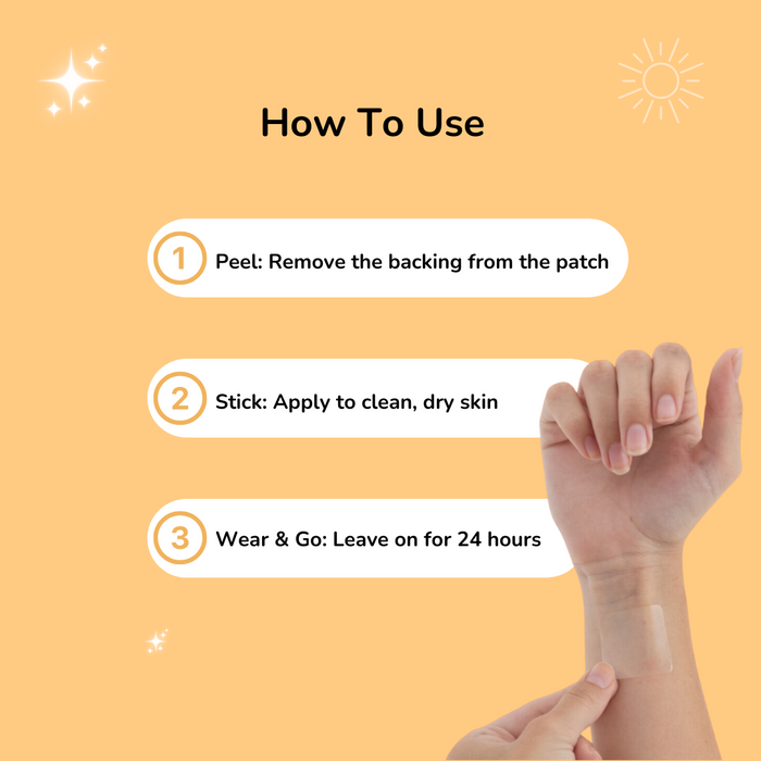 Immune patch on skin – simple wearable wellness support for seasonal changes