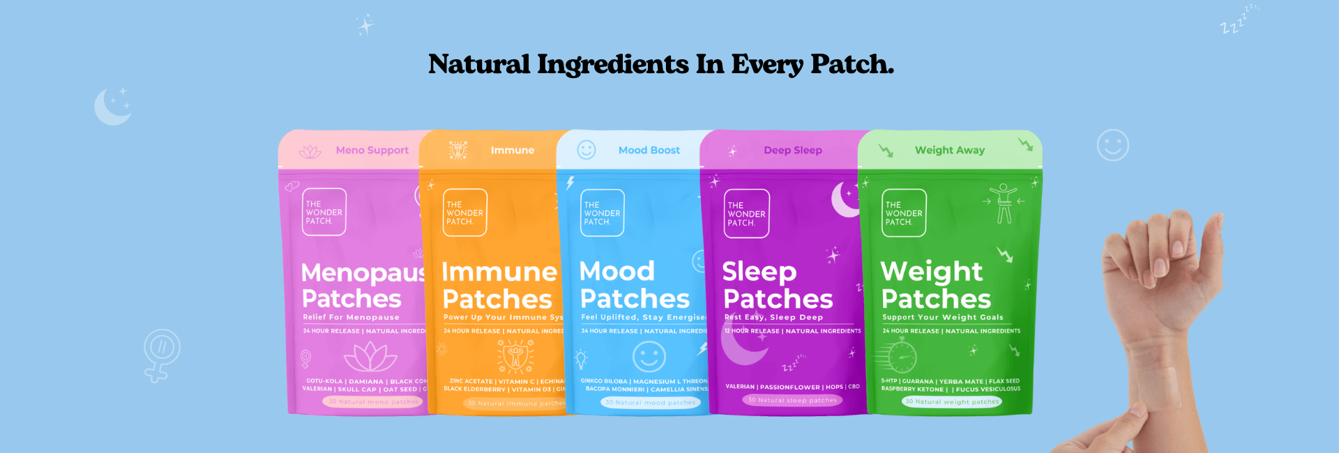 The Wonder Patch UK – clear wearable wellness patches for balance, sleep, mood and daily vitality